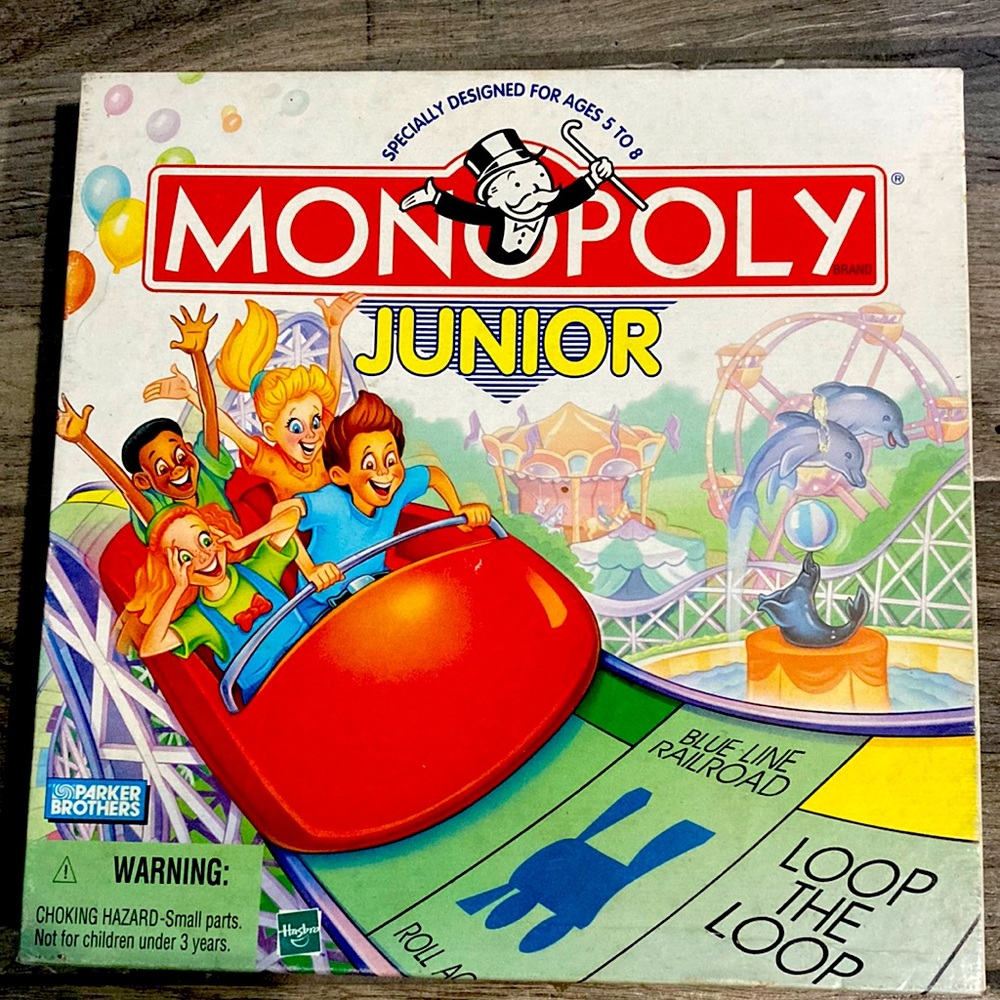 Vintage Monopoly Junior